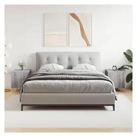 vidaXL Nachtschrank 2 Stk. 40 x 40 x 50 cm Grau
