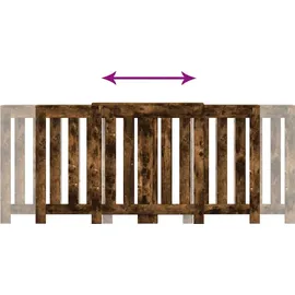 vidaXL Heizkörperverkleidung Räuchereiche 205x21,5x83,5 cm