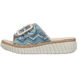 Rieker Damen Klassische Sandalen 69253, Frauen Sandalen,Freizeitschuhe,Sommerschuhe,offene Schuhe,Strandschuhe,Multi (90),39 EU / 6 UK - 39 EU Weit