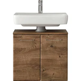 Saphir »Quickset Unterbeckenschrank, 60 cm breit, 2 Türen, ohne Waschbecken« Waschbeckenschrank inkl. Türdämpfer, Griffe in Chrom Glanz