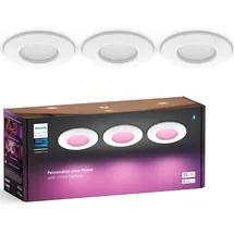 Philips Hue Slim Einbauleuchte 3er Pack 90 mm