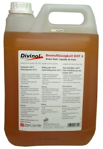Divinol Bremsflüssigkeit DOT 4, 5 Liter