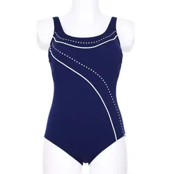 SUNMARIN Damen Badeanzug Badeanzug, nachtblau, 42E
