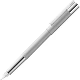 Lamy scala Füllhalter 051 - Füller aus Edelstahl in der Farbe Silber mit Griffstück und Clip hochglanz verchromt - Federstärke M