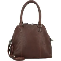 Klondike 1896 Ella Schultertasche Leder 35 cm dunkelbraun