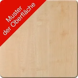 Hammerbacher VST88 Stehtisch höhenverstellbar ahorn 80,0 x 80,0 x 72,0 - 114,0 cm