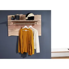 Massivmoebel24 Garderobe Akazie 100 x 60 x 32 cm Natur