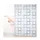Relaxdays Duschrollo Square 160 x 240 cm grau|weiß