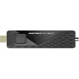 DIPROGRESS Terrestrischer DIPROGRESS HDMI Stick TV DVB-T2 H.265 HEVC 265 10 Bit DPT210HA Digitaler Decoder schwarz