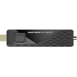 DIPROGRESS Terrestrischer DIPROGRESS HDMI Stick TV DVB-T2 H.265 HEVC 265 10 Bit DPT210HA Digitaler Decoder schwarz