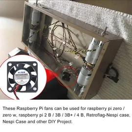 MakerHawk AZ-Delivery Aktoren 2pcs Raspberry Pi DC Bürstenlose Lüfter Kühlkörper Kühler Trennschnittstelle 3,3 V 5 V für Raspberry Pi 2B / 3B / 3B + / ...