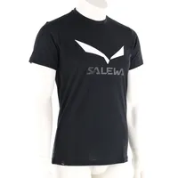 Salewa Solidlogo Dry T-Shirt M - Hr., 0910 black