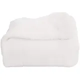 vidaXL Bettüberwurf 220 x 240 cm Weiß