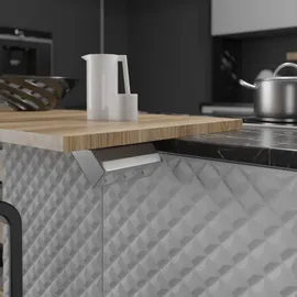Kalb Material Für Möbel Luxor 3-fach 2 m Grau 2 St.