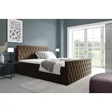 Fun Möbel Asher Premium 120 x 220 cm Braun