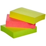 Post-it Haftnotiz Notes, 6812N 51x38mm sortiert 3 Pads - 100 Blatt pro Pad - 38 mm x 51 mm