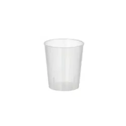 Papstar Mehrweg-Gläser, 2 cl, unzerbrechlich, transluzent, Robuste Mehrweg-Gläser ideal für sichere Getränke ohne Bruchgefahr, 1 Packung = 20 Stück