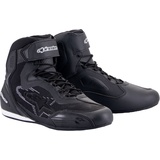 Alpinestars Faster 3 Rideknit Motorradschuhe - Schwarz/Dunkelgrau / 11