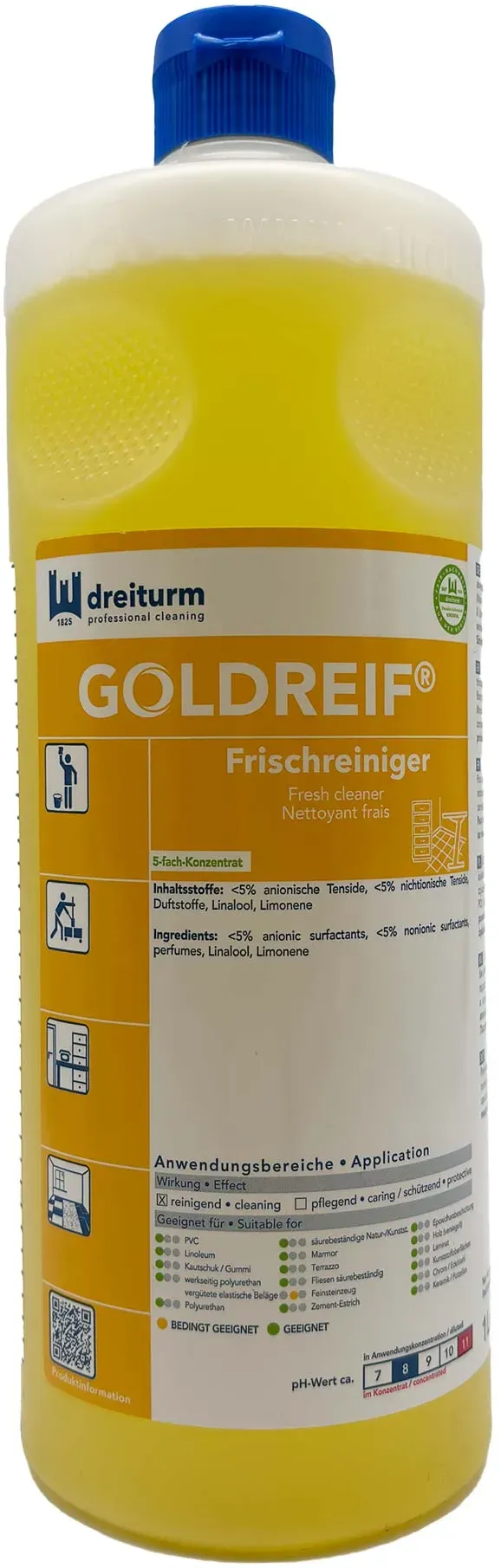 Dreiturm GOLDREIF Frischreiniger Universalreiniger-Konzentrat 1 Liter Flasche