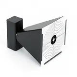 Relaxdays Kugelfang Trichter 14x14cm schwarz