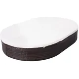 vidaXL Sonnenliege 72 x 71 x 41 cm Braun