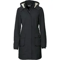 bonprix Wattierter Baumwoll-Parka, schwarz, Gr.56, Alltagstauglicher Parka mit Kapuze und Wattierung, aus 100% Baumwolle