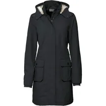 bonprix Wattierter Baumwoll-Parka, schwarz, Gr.56, Alltagstauglicher Parka mit Kapuze und Wattierung, aus 100% Baumwolle