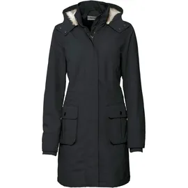 bonprix Wattierter Baumwoll-Parka, schwarz, Gr.56, Alltagstauglicher Parka mit Kapuze und Wattierung, aus 100% Baumwolle