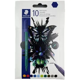 Staedtler 326 C10 E1 Gemischte Farben, Ultrafein, Mehrfarbig, Polypropylen (PP), Hexagonal, 1 mm