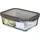 Lock & Lock Frischhaltedose rechteckig grau 25,1 x 18,9 x 8,8 cm 2 l