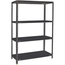 Simon Rack SimonRack Schwerlastregal, Lagerregal, 150x90x40 Metallregal, Kellerregal, Biegestelle 100 kg, 4 Fachböden, Antracite - Comfort