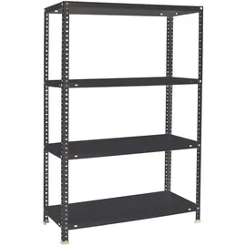 Simon Rack SimonRack Schwerlastregal, Lagerregal, 150x90x40 Metallregal, Kellerregal, Biegestelle 100 kg, 4 Fachböden, Antracite - Comfort