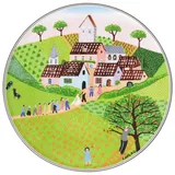 Villeroy & Boch Charm und Breakfast Design Naif Tortenplatte 30 cm, Premium Porzellan, Weiß/Bunt