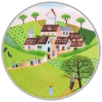 Villeroy & Boch Charm und Breakfast Design Naif Tortenplatte 30 cm, Premium Porzellan, Weiß/Bunt