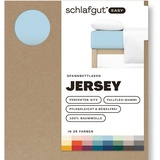 SCHLAFGUT Easy Jersey 180 x 200 - 200 x 200 cm blue light