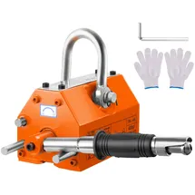 Vevor Magnetheber, 880 lbs & Stahl, Hebemagnet mit Freigabe, Permanent-Hebemagnete, Schwerlastmagnet für Hebe, Ladenkran, Block, Brett