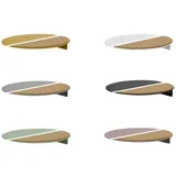 1x Wall Stair DOT Wandstufe Katzentreppe Klettersystem für Haustiere, belastbare, stabile Ablage/Plattform mit Selbstklebender, Rutschfester Korkmatte für Vasen, Blumentöpfe (Grün)