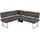 K+W Komfort & Wohnen Santos II, gepolstert, Eckbank, wahlweise langer Schenkel 180cm rechts oder links