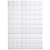 Centa-Star Daunendecke Moonlight, Weiß, Textil, Füllung: Federn, Daunen, 155x220 cm, Made in Germany, Oeko-Tex® Standard 100, weich und anschmiegsam, reines Naturprodukt, hervorragender Wärmespeicher, für alle Schlafpositionen geeignet, sehr leicht, Schlaftextilien, Bettdecken, Daunendecken