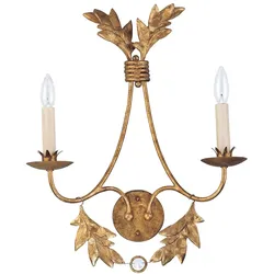 Sweet Olive 2-flammige Wandleuchte - Vergoldetes Gold