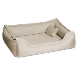 Tierlando DONALD ORTHO Hundebett Anti Haar M L XL XXL 80 100 120 150cm beige 1,2 m, 25 cm, 90 cm