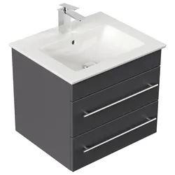 Badmöbel mit Villeroy & Boch Venticello Waschbecken 60 cm anthrazit