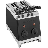 Milantoast Sandwichtoaster mit Zangen Schwarz