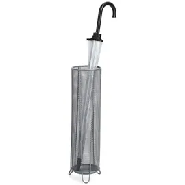 Zeller Meshline Schirmständer 14x14x53 cm silber