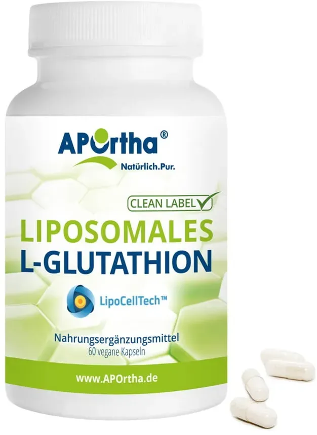 APOrtha® Liposomales reduziertes L-Glutathion - vegane Glutathion-Kapseln 60 St