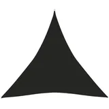 vidaXL Sonnensegel 160 g/m2 Schwarz 3,6x3,6x3,6 m HDPE