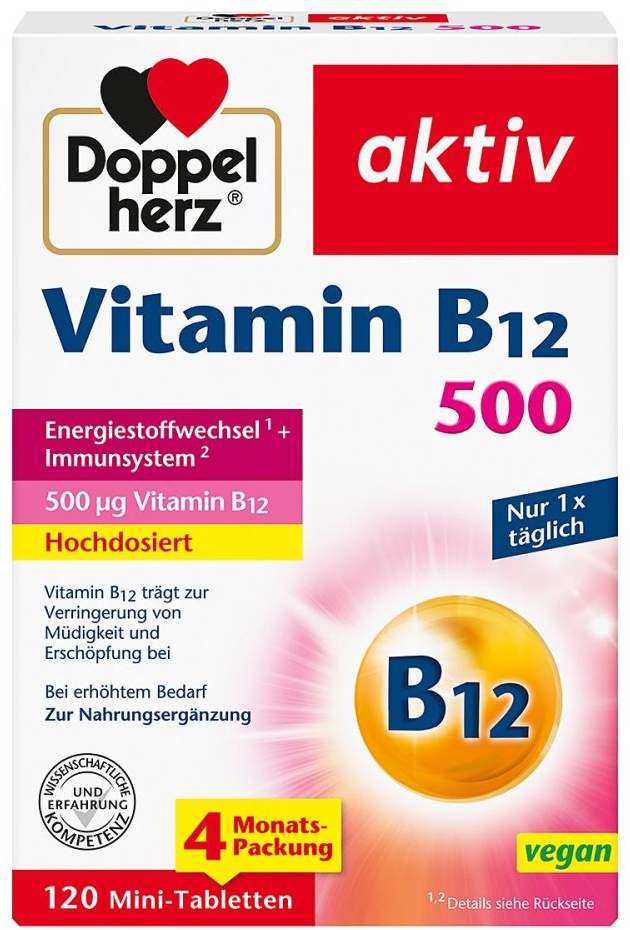 Doppelherz Vitamin B12 500 Tabletten