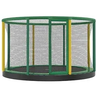 Akrobat Trampolin ""Gallus Flat"", 305 cm, Grün-Gelb