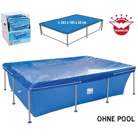 Happy People Poolabdeckung blau 263x185 cm