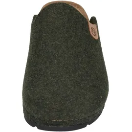ROHDE Herren Pantoffel Memoryfußbett Hausschuh recycelter Softfilz H.Soave 6751, Größe:45 EU, Farbe:Grün - Grün - 45